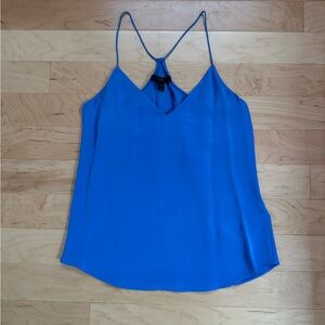 J. Crew Vibrant Blue Silk Camisole